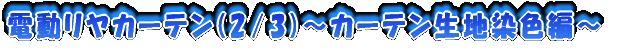 �d�������J�[�e��(2/3)�`�J�[�e�����n���F�ҁ`